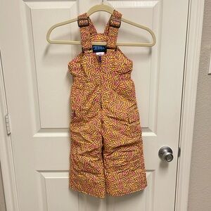 Iceburg Retro Pattern Ski Bib